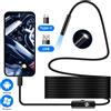 XinFe Telecamera endoscopio tipo C da 7,0 mm IP67 impermeabile con 6 LED regolabili USB Android Periscopio di ispezione flessibile per PC telefonico