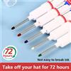 NONE 4 pz 20mm Foro Profondo Pennino Lungo Testa Pennarelli Penna Per Il Metallo Perforazione Penna Impermeabile Bagno Lavorazione Del Legno Decorazione Penna Multiuso