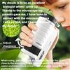 NONE Kit microscopio portatile Lab Home School Scienza biologica Giocattoli educativi per bambini Regalo di compleanno