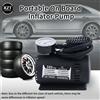 Pompa di gonfiaggio dei pneumatici del compressore d'aria per auto portatile universale Mini pompa del compressore d'aria Ruote Gonfiatore Strumenti di riparazione Accessori auto