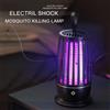 Lampada Antizanzare Elettrica Silenziosa Senza Radiazioni con Ricarica USB per Esterni, Trappola Repellente per Insetti per Casa e Giardino
