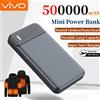 VIVO Power Bank Mini da 500000mAh, Batteria Esterna Portatile ad Alta Capacità con Ricarica Super Veloce e Riscaldamento per Gilet e Giacche