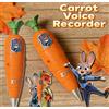 Potdemiel NUOVA Penna Registratore Carrot | per Bambini | Registratore Mini Anni '60 | Penna Gel 2-in-1 per Cancelleria -----