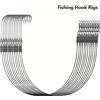 TAKBAS 24/12/6PCS Snelled Fishing Hooks Leader Rig, Rig da pesca in acciaio inossidabile per surfcasting, Robusti girevoli porta esche per acqua salata