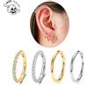 NONE Piercing per Naso in Titanio ASTM F136 16G/18G/20G, Gioielli per Piercing Tragus, Septum e Cartilagine, Orecchini Ipoallergenici per Donne