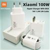 XIAOMI Caricabatterie Originale XIAOMI 100W per Mi 17 Ultra 15t Poco F8 M8 Pro F7 Redmi, Adattatore da Muro Hypercharge con Cavo Type C Xiaomi