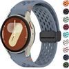 KILPILLS Cinturino Senza Spazi Vuoti per Samsung Galaxy Watch 7 6 5 4 FE 40mm 44mm/6 Classic/5Pro, Cinturino in Silicone con Chiusura Magnetica per Galaxy Watch 7