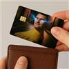 NONE Divertenti adesivi per carte C-charlie Kirk, adatti per carte bancarie e di credito, durevoli, possono essere utilizzati come decorazioni e regali