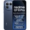 realme GT 8 Pro Batteria Titan da 7000 mAh, ricarica ultra rapida da 120 W + ricarica wireless da 50 W, smartphone con Snapdragon 8850, fotocamera da 200 MP, fotocamera da 50 MP IMX906 OIS, display da