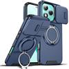 NONE 360 ° Custodia per telefono con anello magnetico e cavalletto per Honor 600 400 Magic 8 7 6 5 Lite 5G 400 200 Smart X8D X7D X9D X9C X9A X7C