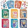 Disney 8/16/24 Fogli di Adesivi Puzzle Cartoon Zootopia, Giochi Divertenti Fai-da-Te per Creare un'Immagine, Decorazioni per Feste