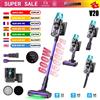 Blossom Aspirapolvere Senza Fili Blossom V20, Motore Brushless 600W, Forte Aspirazione 55KPA, Regolazione a 3 Velocità, Schermo Touch Completo, Contenitore Polvere Grande 1.8L, Batteria a 8 Celle, 60 Minuti