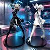 Bandai Nuova Statuetta Anime Yorha 2B Serie Bianco e Nero, 18CM, Modello in PVC, Decorazione da Scrivania, Giocattolo da Collezione