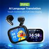 HTC Auricolari Wireless HTC NE68 TWS Bluetooth 5.3 con Cancellazione del Rumore ENC, Display Digitale LED, Auricolari Bluetooth a Clip Aperta