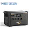 NONE Stazione di Alimentazione Portatile PECRON F3000LFP, Batteria LiFePO4 da 3072Wh, Generatore Solare a Onda Sinusoidale Pura da 3600W Continui e 4500W di Picco per Campeggio, Giardino, Feste e Backup