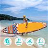 FUNWATER SUP Gonfiabile Impermeabile 350x84x15cm Capacità 180KG Tavola da Stand Up Paddle con Accessori Completi per Tutti i Livelli di Abilità