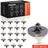 Frankberg 20x Clip di Fissaggio per Pannelli Porta per VW Golf 3 Passat Jetta 3 Vento 21415 1H0868243B