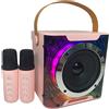 No Altoparlante Bluetooth Karaoke Ad Alta Potenza con Musica Ritmica, Luce Ste1662