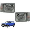 Somer Car COPPIA FARI COMPATIBILE CON FIAT PANDA 141 1986-2003 PROIETTORI FANALI ANTERIORI Dx e Sx MANUALE