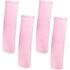 SVUPUE Cuscinetti per Cintura, Protezione Cintura per Cinture di Sicurezza Auto, Zaini e Borse, Rosa, 4 Pezzi