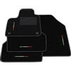 Somer Car Kit Tappetini Auto compatibili con Renault Kangoo - Family 2021-2026 | Set Tappeti in Moquette, Bandiera Italia, Tappeto auto su misura