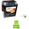 CLICK & GO COMPATIBILE CON HONDA CBF 250 per anno 2004 al 2007 BATTERIA YTX7L-BS OKYAMI OTX7L-BSR SPEDITA CARICA E PRONTA ALL'USO BATTERIE ATTIVE 6 AH AMPERE 12 VOLT 114X71X131MM