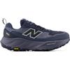 New Balance Uomo Fresh Foam X Hierro Trek in Grigio/Nero, Pelle Scamosciata/Rete, Taglia 40