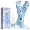Bamkmbe Rasoio Elettrico da Donna 2 in 1, IPX7 impermeabile per uso bagnato e asciutto, Depilatore Corpo Donna, Bikini Trimmer Senza Fili per Gambe Braccia Ascelle e Zona Bikini, Viso e Corpo (Blu)