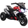 Moto Elettrica Per Bambini 3-5 Anni Max. 25kg Con Luci, Musica, Batteria 6v E Velocità 3km/h, 86x42x52 Cm, Rossa