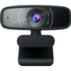 Asus Webcam ASUS C3, 1920 x 1080 pixel, Full HD, 30 fps, USB 2.0, nero, clip