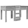 vidaXL Letto a castello per bambini grigio Sonoma 100 x 200 cm materiale a base di legno