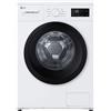 LG F4NA10S7NWK LAVATRICE, Caricamento frontale, 7 kg, 8 programmi, Profondità 47 cm, Giri 1400 rpm, White, livello rumorosità centrifuga 74 dB(A), Classe A