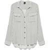 VERO MODA Vmbumpy L/S - Maglietta New Wvn Ga Noos, Bianco, S