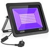 Eleganted Proiettore Luce Nera Blacklight di 100W, lampada UV effetto della luce ultravioletta impermeabile IP66 con l'interruttore acceso/spento per il partito, il DJ, la fase