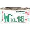 Natural Code Adult Cat XL Cibo Umido Naturale per Gatti - NUOVO GUSTO! - 12x170 gr - XL18-Tonno e Surimi