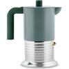 Alessi PM01/6 GR Vite Caffettiera espresso 6 tazze Induzione Verde
