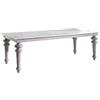 Gervasoni Gray 33 Tavolo gambe frassino top marmo