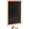 Lacor 39162 - Lavagna Menu, 50 x 80 cm, colore: Nero