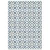 Panorama Tappeto in Vinile - Tappeti in PVC Grandi - Tappeto da Cucina, Corridoio e Soggiorno - Modello Cudillero Blu 140x200 cm