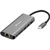 Sandberg usb-c dock hdmi+lan+sd+usb,100w