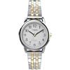 Timex Orologio da donna con cinturino di espansione facile da leggere, Espansione bicolore, 25 mm, Movimento al quarzo