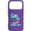 Spooky Girls Pumpkin Co Custodia per iPhone 17 Pro Divertente ragazza che ama lo spaventoso fiocco a forma di zucca per Halloween