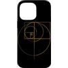 Fibonacci Golden Ratio Geometry Mathemat Custodia per iPhone 14 Pro Max Matematica matematica geometria circolare rapporto aureo di Fibonacci