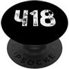 Area Code Tees 418 Codice area Quebec QC Mobile Codice area 418 PopSockets PopGrip Adesivo