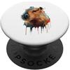 Capybaras Animal Lover PS Capybaras Colorful Splatter Art acquerello dipinto PopSockets PopGrip Adesivo