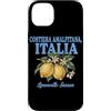 Gusto Italiano Vintage Art Custodia per iPhone 14 Plus Costiera Amalfitana Italia Limoncello Stagione Limone Art