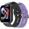 Celly, Smartwatch Trainerbeat2 con 2 Cinturini Intercambiabili, Monitoraggio Battito Cardiaco, Ossigeno e Sonno, Notifiche e Controllo Musica, Display da 1.44, Colore Lilla