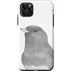 Perroquets numériques Custodia per iPhone 11 Pro Max ritratto pappagallo acquerello amazon corona gialla
