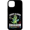 S2Shop Back To School Dragon Student Custodia per iPhone 15 Plus Just A Cool Dragon Back To School 2026 Studente Learning Fun