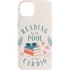 Poolside Reading Days Custodia per iPhone 14 Plus Leggere in piscina è la mia estate amante dei libri cardio